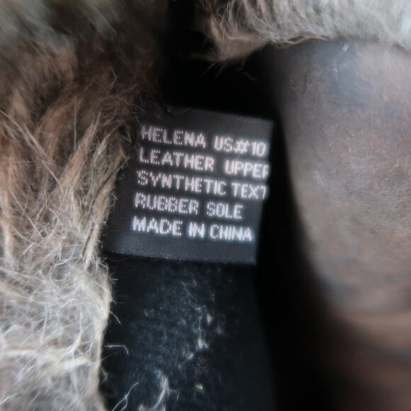 Abeo Shoes Womens 10 Boots Helena Leather Winter Waterproof Snow Warm Lace Up - Picture 12 of 14